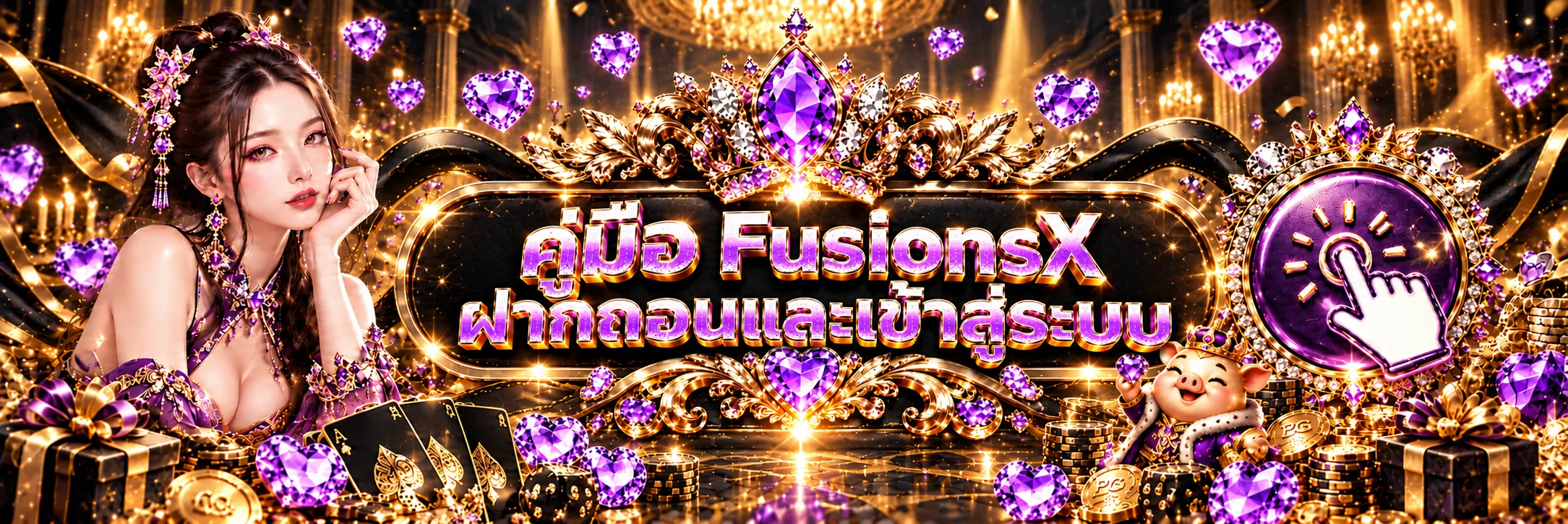 FusionsX ฝากถอน Login และแก้รายการค้างอย่างปลอดภัย